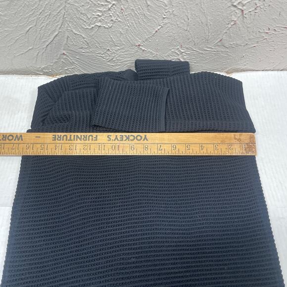 Margaret O'Leary Black Open Front Cardigan Sweater Pockets Womens Small - Picture 4 of 4